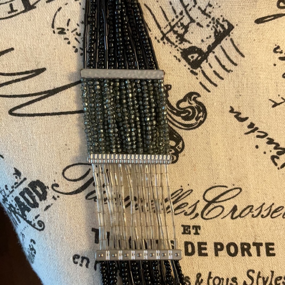 Chico’s Multi-Strand Seed Bead Adjustable Necklace - image 2